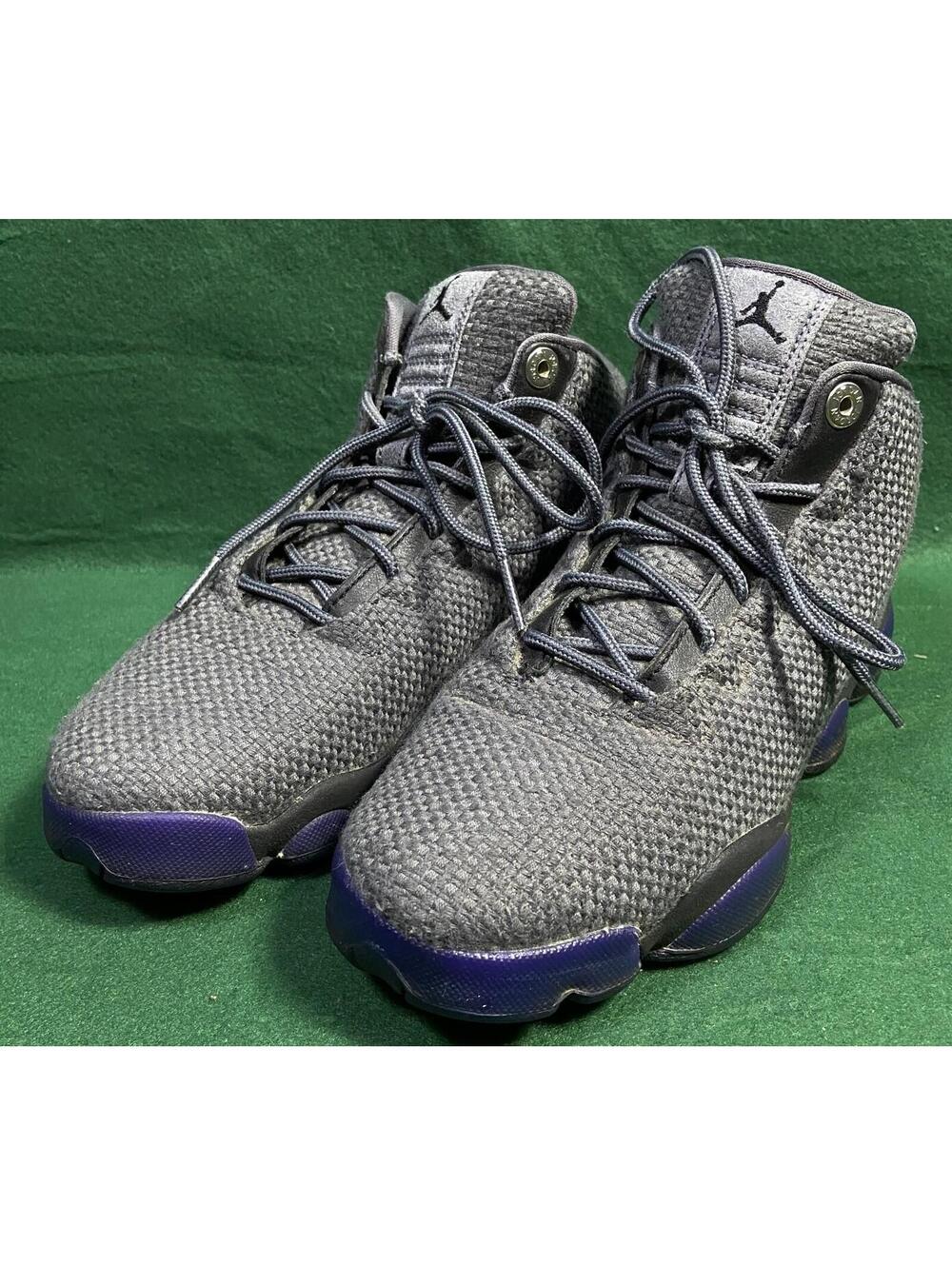 Nike Big Kids' Air Jordan HORIZON LOW BG Shoe Dark Grey/Black 845099-002 SZ 5.5